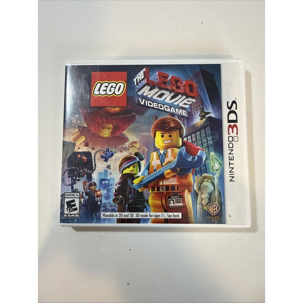 Lego Movie Video Game - Nintendo 3DS Case And Booklet Only No Game